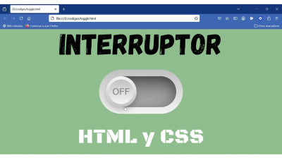 Casilla de verificación deslizante con HTML y CSS - Web development