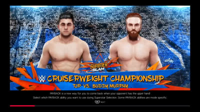 Buddy Murphy vs TJP (WWE 2K19)