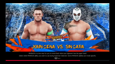 John Cena vs Sin Cara (WWE 2K19)