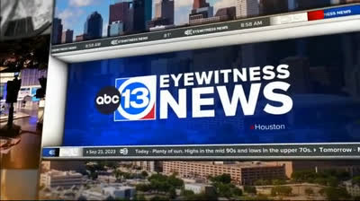 KTRK ABC13 Eyewitness News Saturday Morning 9AM open - September 23, 2023 - New Graphics