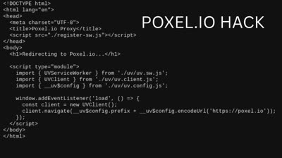 poxel.io hack