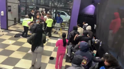 Brawl Between Teenagers at Elevate Trampoline Park in Peoria, Illinois