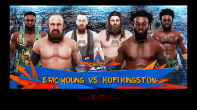 Eric Young vs Kofi Kingston (WWE 2K19)