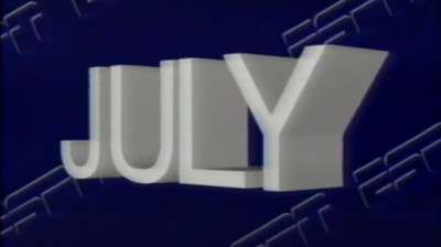 ESPN - July Line-Up promo for July 1986