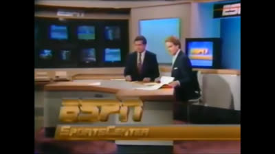 ESPN Sportscenter 7PM EDT Sunday open - June 15, 1986