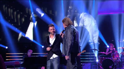 Johnny Hallyday et Christophe Maé 20 Ans