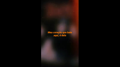 meu coração que bate aqui é dela